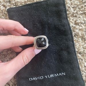 David Yurman Albion Ring with Black Onyx